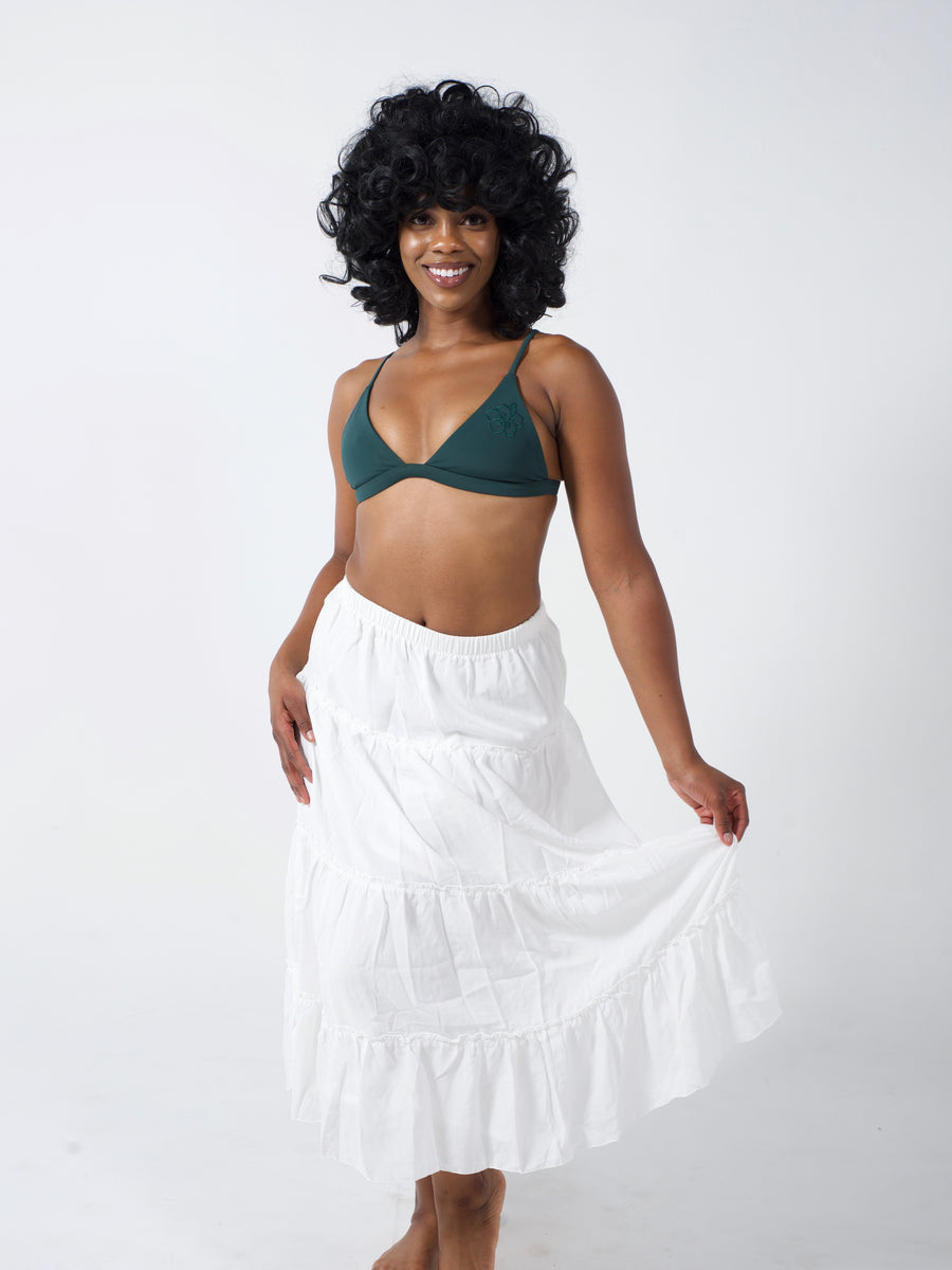 Sunshine Skirt / White – Coral Swimwear X